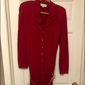 EUC St John Red sweater dress